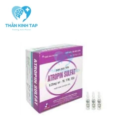 Atropin Sulfat 0,25mg - Thuốc điều trị ngộ độc thuốc trừ sâu chống co thắt